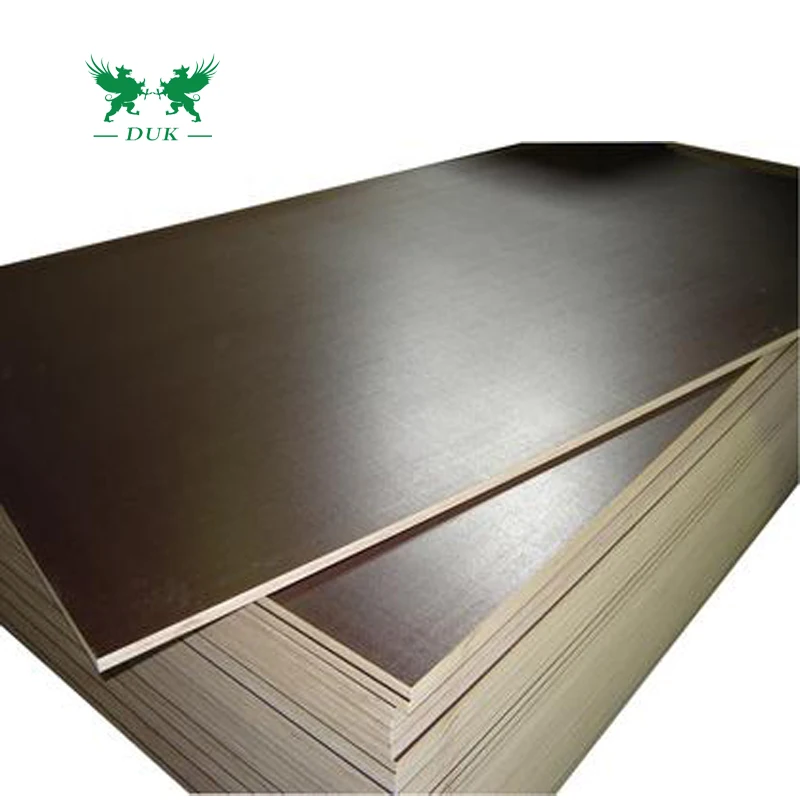 Construction Concrete Template Formwork Poplar Core 15mm 18mm Film Faced Shuttering Plywood