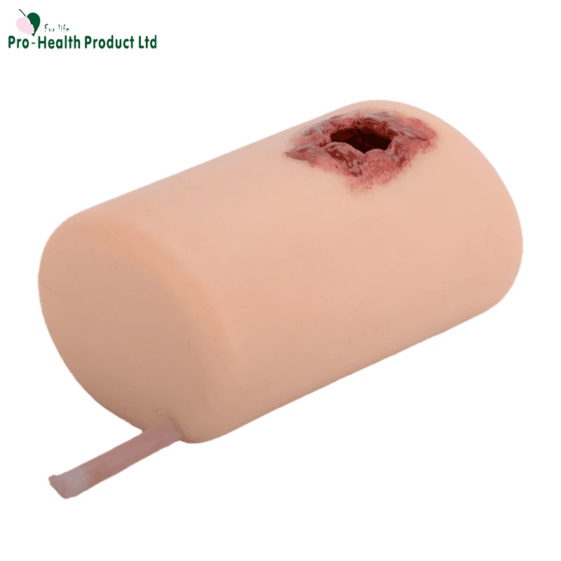 Gunshot Wound Packing Trainer with Tourniquet, Bleed Control Training Model
