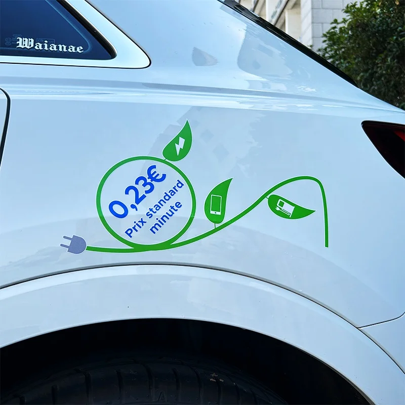 Can Add Your Own Logo Printing Waterproof Adhesive Truck Car Decals Easy Peel Glossy Finish Vinyl Transfer Film Car Stickers