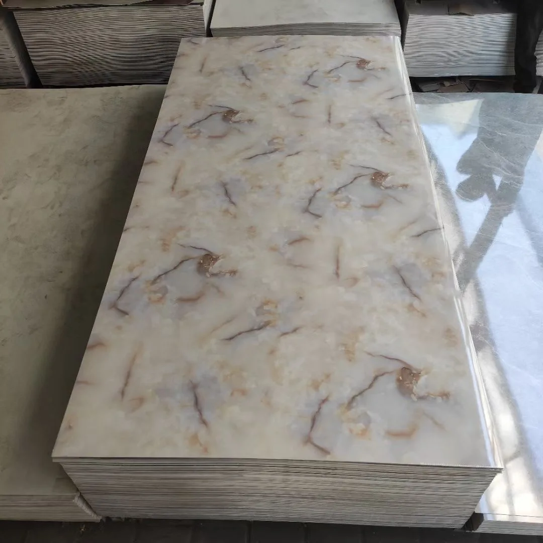 3D UV PVC Marble Wall Panels Plastic Cladding Boards for TV Board Sheet Design Home Hotel Apartments Graphic Design Solution