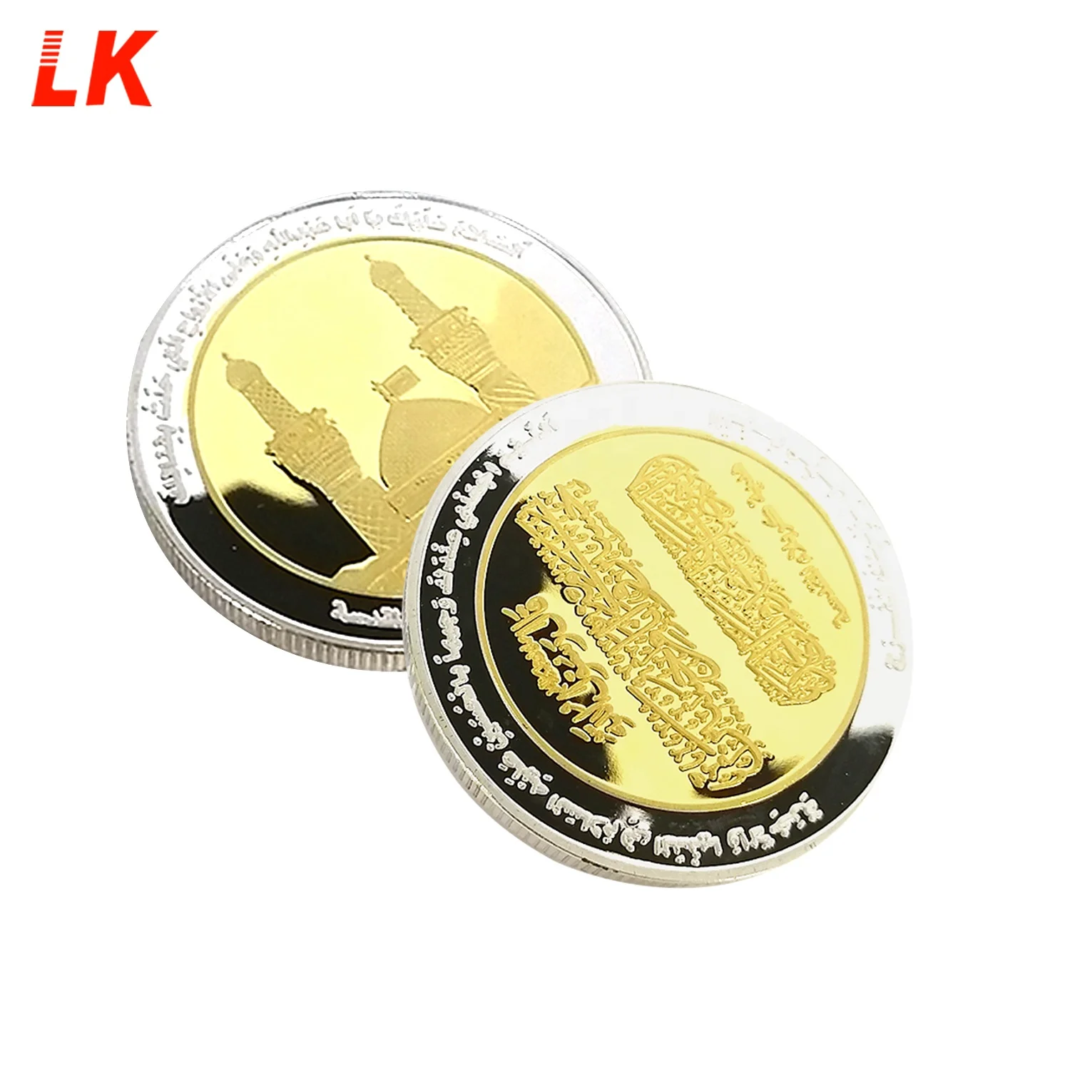 Совершенно новая металлическая монета 24 K с 3D Дизайном