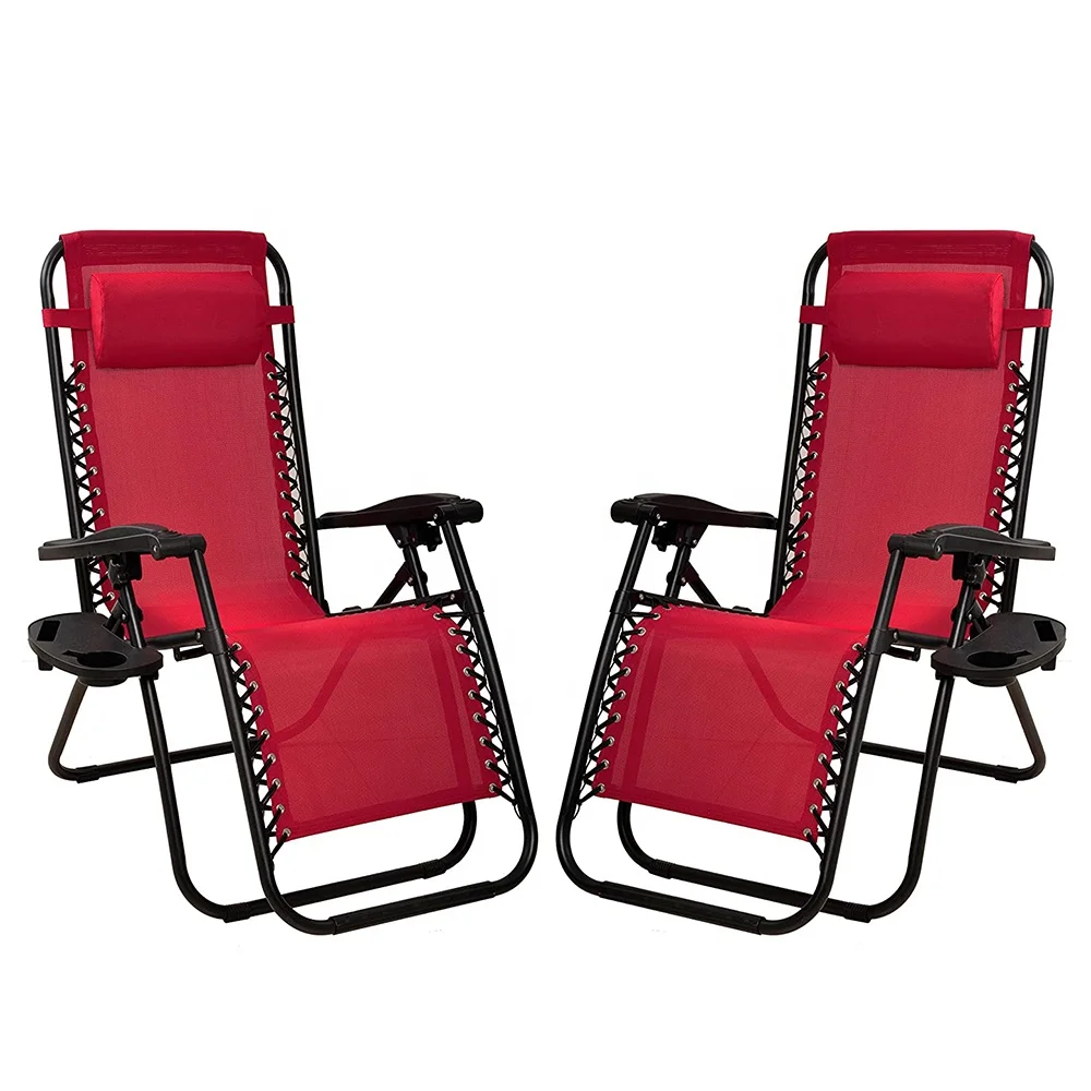 2022 JINXUAN Outdoor Adjustable Zero Gravity Folding Lounge Chair Recliners for Patio