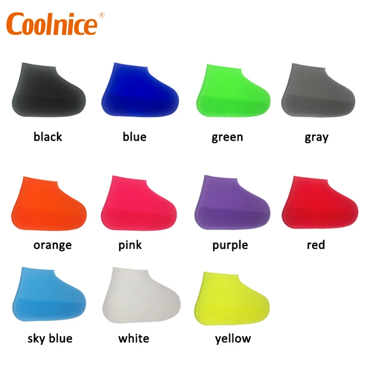 Amazon top sell silicone rain shoes cover water resistant rain waterproof shoes for rain season
