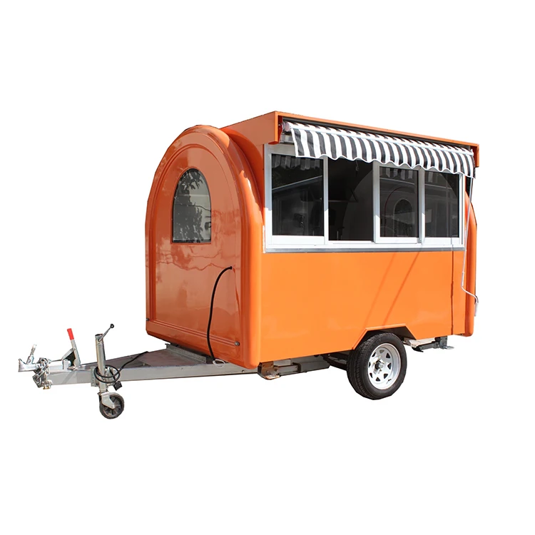 Yieson Full Customized Food Trailer mobile deep fryer cart Used For Low Cost Business Widely Used Trailer Made In China