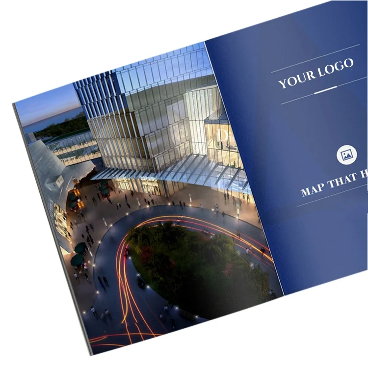 Custom Logo CMYK Offset Banners And Flyers Depliant Color  Printing
