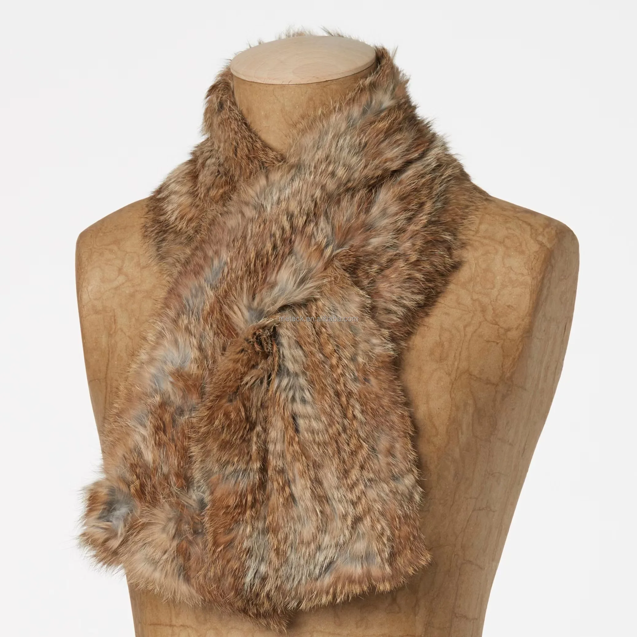 IC-KSR Fur Winter Custom Rabbit Fur Autumn Winter season Hot Selling scarfs for women stylish