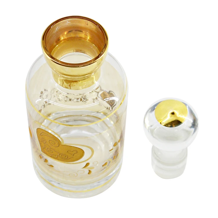 Arabic Style Perfume Bottle of Handmade Eco-friendly  Glass Perfume Bottle