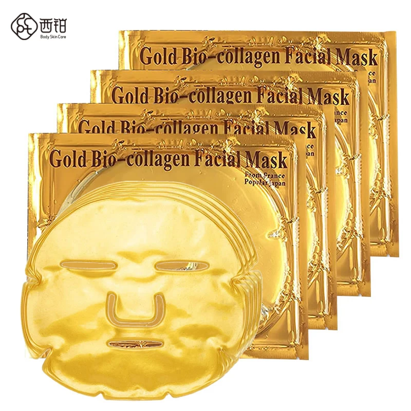 Cosmetic Gold Hydro Jelly Mask Bio-collagen Anti Wrinkle Mascarill Facial Maskss Sheet Beauty Personal Care Products For Women