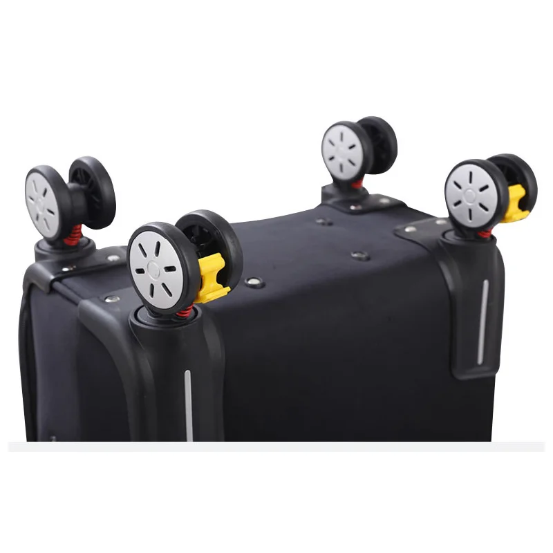 Fashion style soft fabric 3 piece 20/24/28 inch luggage set travel suitcase luggage