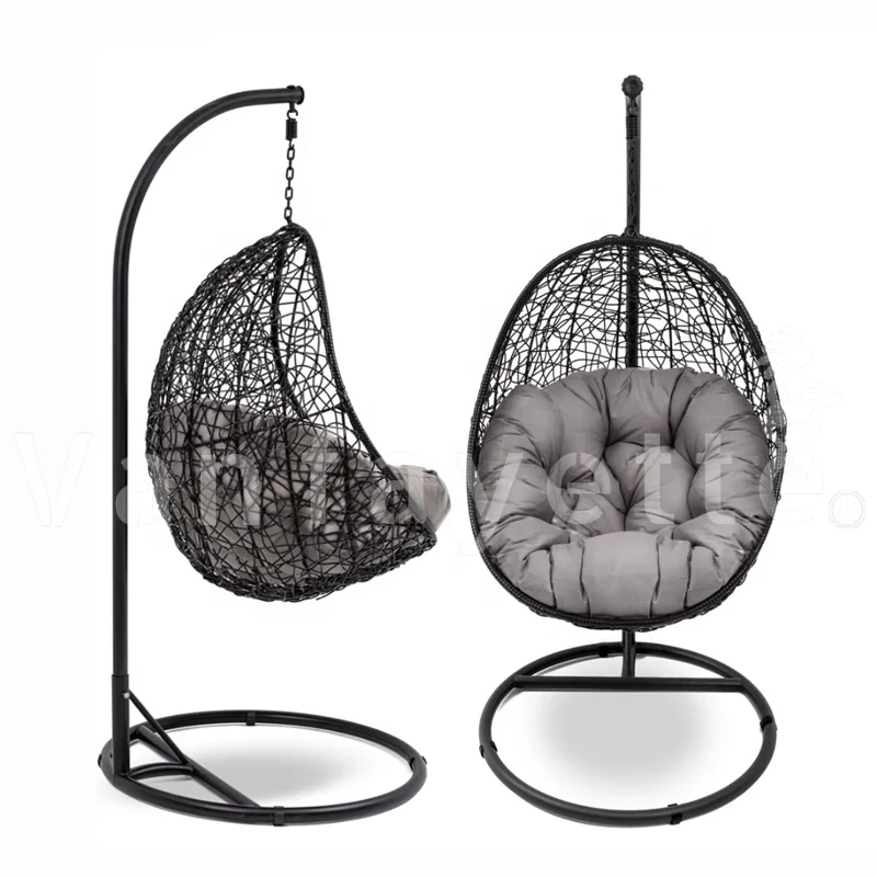 Hanging Swing Rattan Chair Indoor Outdoor Hanging Chair Hanging Chair with Stand