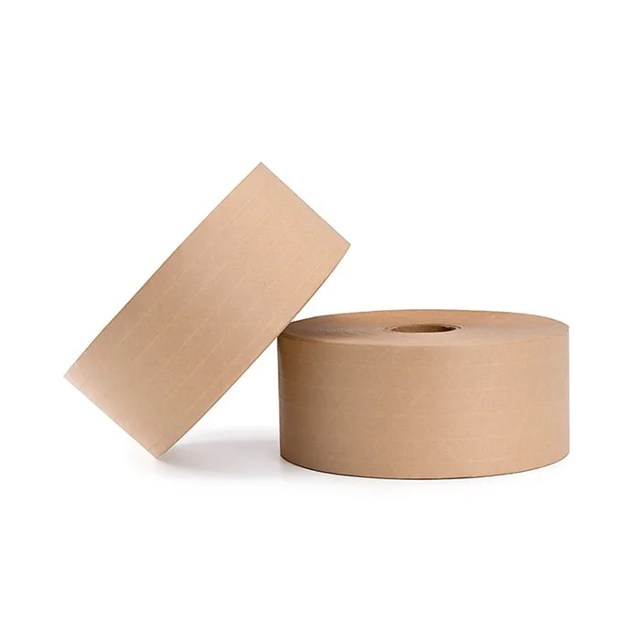 Professional Kraft Paper Tape Reinforced Water Activated Adhesive Writing Tape 9% Offer Printing Waterproof Acrylic Roll Packing