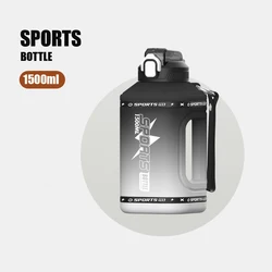 Tide cool ton ton bucket square gradient with straw outdoor sports bottle