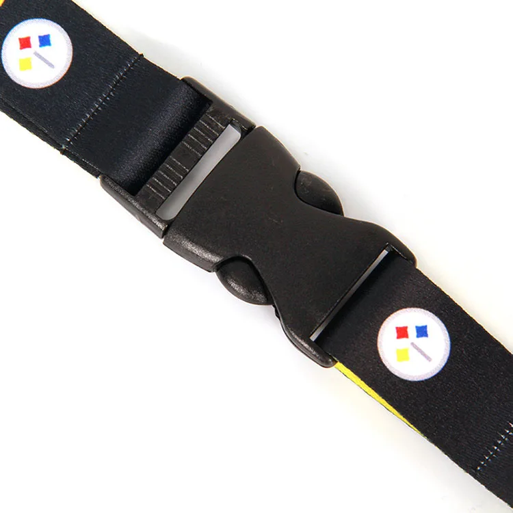 Wholesale custom high quality lanyards with printed logo nfl lanyard