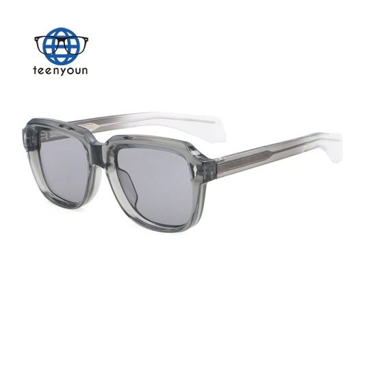 Teenyoun Eco Friendly Men Male Designer Sunglasses Oem Luxury Brand China Ladies Retro Square Sunglasses Wholesale