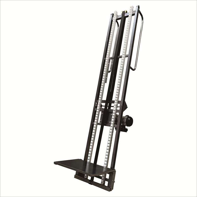 Automatic loading aluminum film glass lifting machine construction site brick pulling electric vehicle folding lift