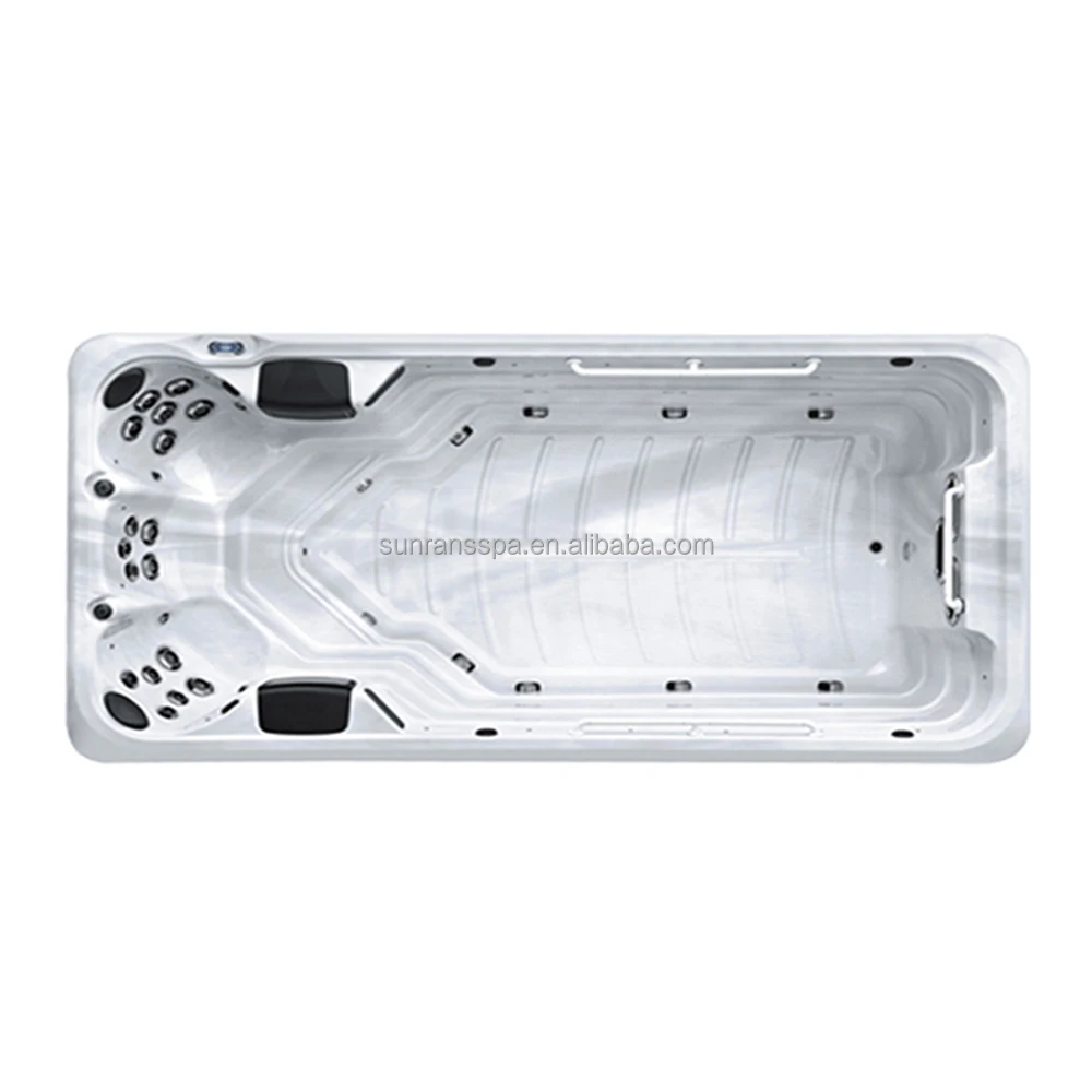 Sunrans backyard large acrylic swimming pool outdoor above ground swim spa pools for sale