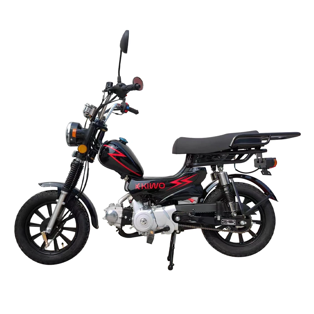 Factory wholesale 50CC70CC Mini Electronic Injection System Fuel Motorcycle Gasoline motorcycle with Storage basket