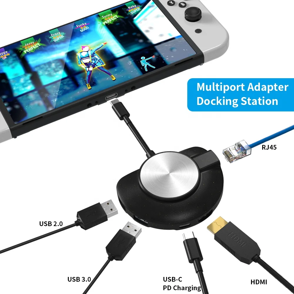 Преобразователь HDMI TV USB 3 0 и 2 преобразователь для CD-плеера ТВ с адаптером порта Ethernet коммутатора игровой консоли OLED-переключателем
