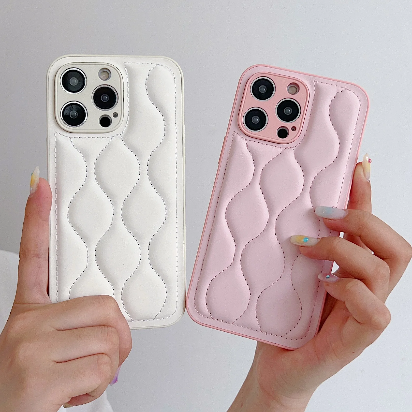 Shockproof Mobile Back Cover Phone Case PU Leather Case For HUAWEI Models for iPhone 15 Series