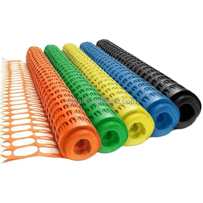 New HDPE Plastic Safety Mesh Net Orange Road Barrier Fence Snow Barrier Fencing Warning Safety Fence Nets