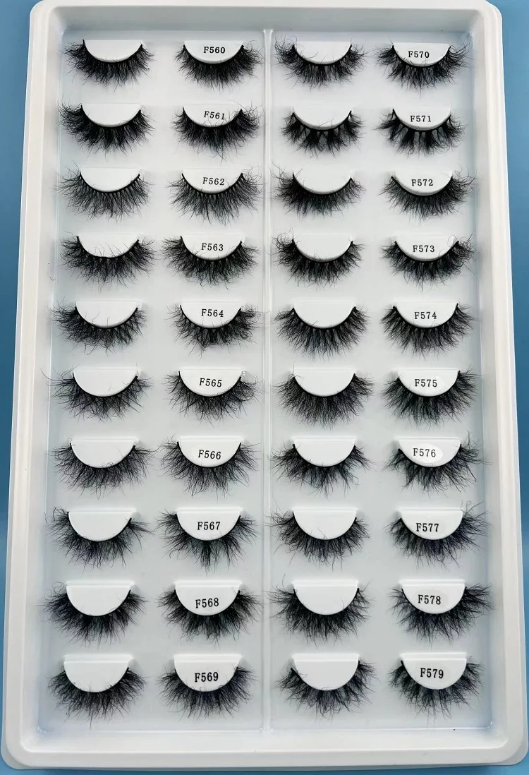 Wholesale 15mm Natural False Eyelashes 3D Layered Effect Real Siberian Mink Fur Fake Eyelashes Handmade Strip Eyelashes Reusable