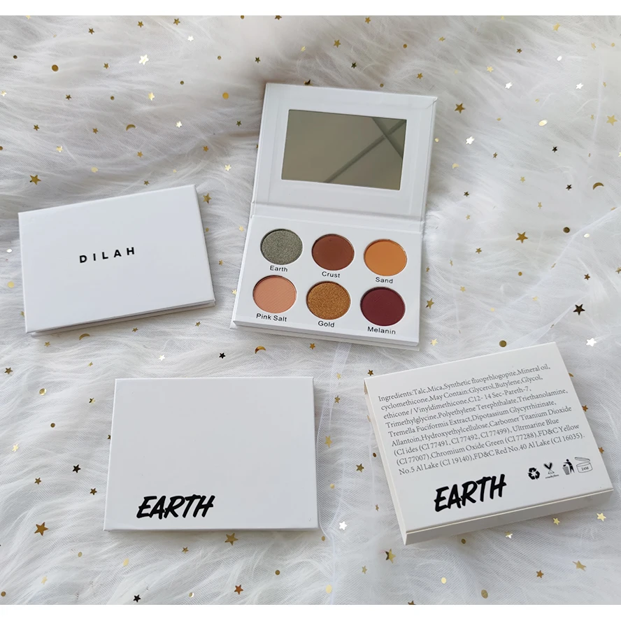 Wholesale Matte Glitter Makeup Press Powder High Pigmented Eyeshadow Palette Private Label Eyeshadow Palette