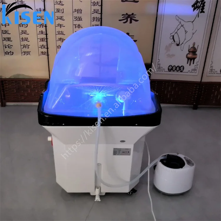 Kisen 60L big water tank portable hair spa washing salon shampoo sink basin bowl no need connect the water plumbing