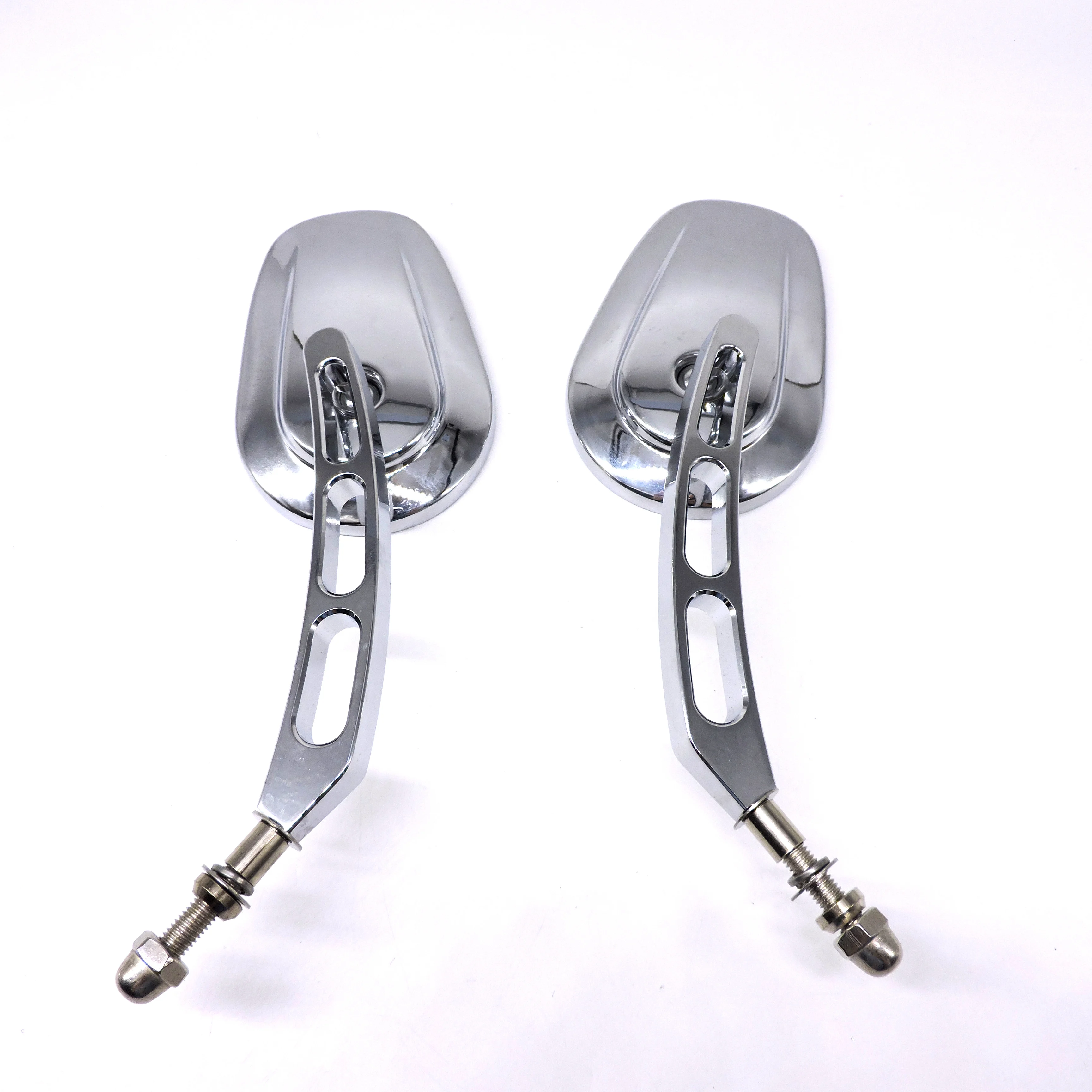 REALZION Motorcycle Iron Rear View Mirrors For Harley XL 1200L XL 883 XL 883L Sportster