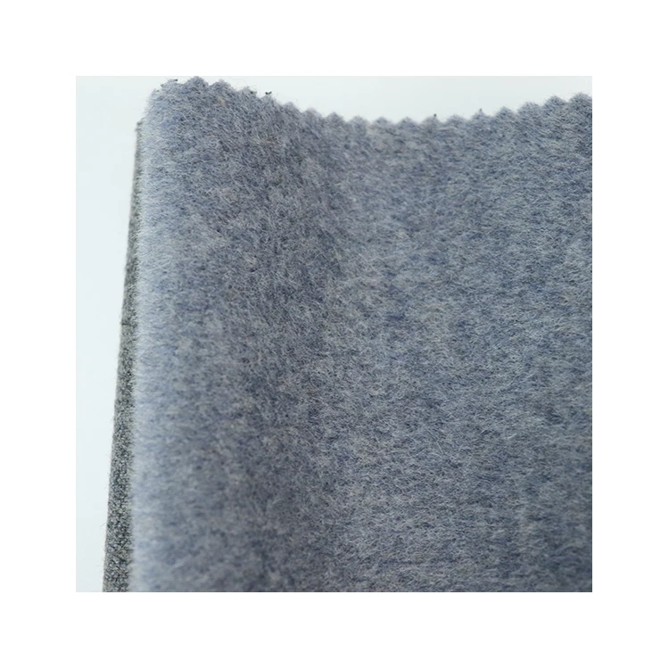 
Amazon supplier single side wool high quality wool viscose blended fabric 
