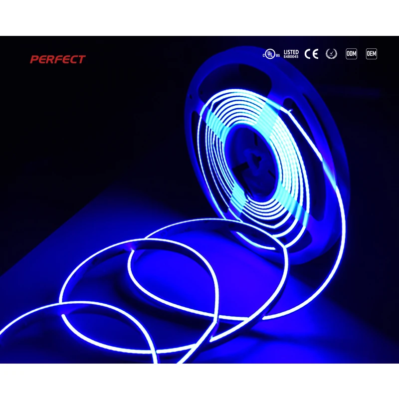 Идеальная неводонепроницаемая высокая плотность DC12V/24V 630 светодиодов/м Ширина 8 мм гибкая светодиодная лента RGB для украшения дома