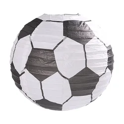 Pafu World Football Cup Paper Lantern Hanging Japanese Party Home White Decorations Chinese Round Lanterns