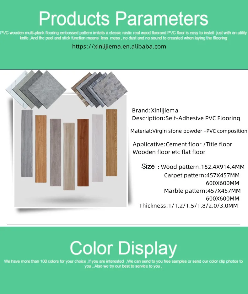 Durable in Use Wood Plastic Pvc Flooring Grain Outdoor SPC Flooring UV Coating Click System Graphic Design Simple Color Indoor