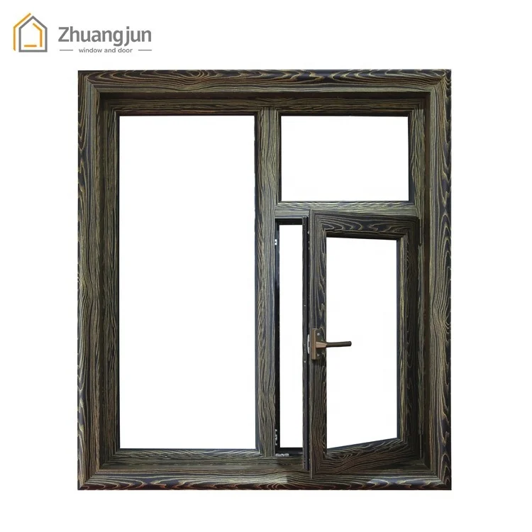 Aluminum sliding windows with stainless steel mosquito net big glass french aluminum swing windows