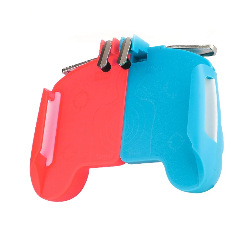 Лидер продаж, регулируемый геймпад, мобильный контроллер, игровой контроллер для стрельбы, мобильный контроллер с 4 пальцами R1L1 для PUBG