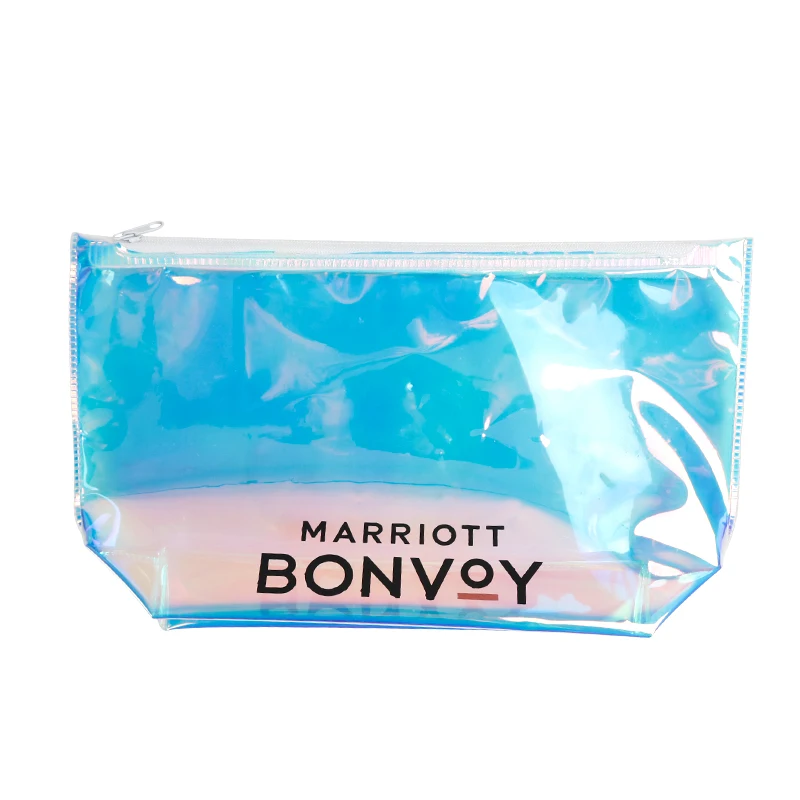 Manufacturer Custom Laser TPU gift packaging bag EVA zipper bag PVC handbag plastic packaging bag