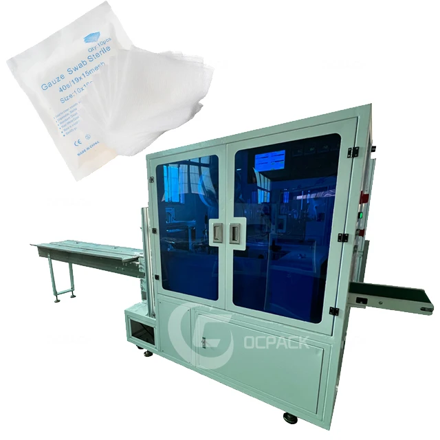 Медицинская одноразовая марлевая тампон, упаковочная машина для ран