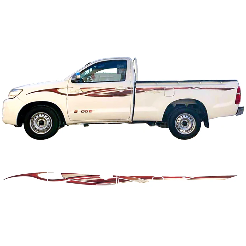 Car Sticker Vinyl Zhuocai Car Side Sticker  For Hilux 2014 For Hilux Car Sticker