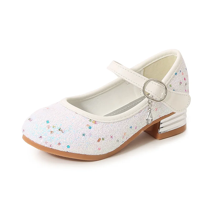 ChouShan OEM Sandal Putri 2022 New Four Seasons Fashion Catwalk Crystal Girls Princess Shoes