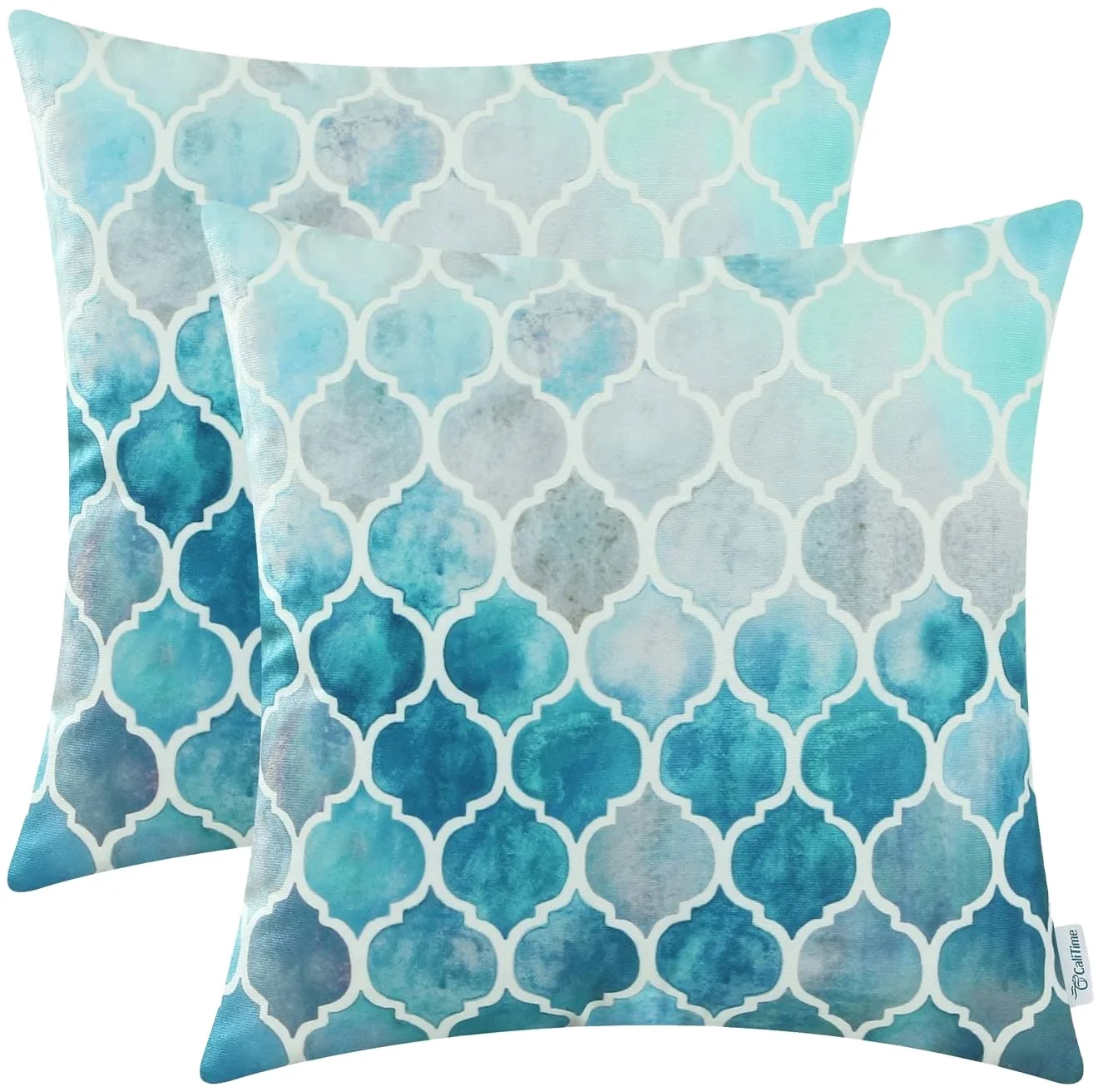 Hrow наволочки, чехлы для дивана, кровати, дивана, фермерского дома, ручная роспись, красочные геометрические брелки с цепочкой, 18X18 дюймов