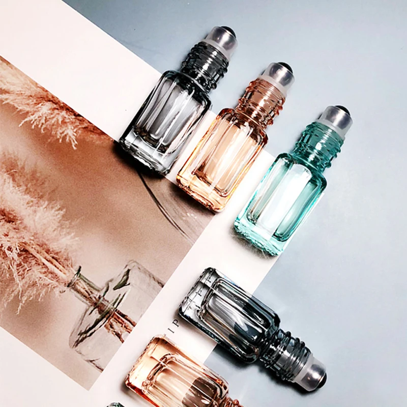 2ml 3ml 6ml 10ml Glass Roll On Bottle Liptint Perfume Glass Essential Oil Roller Ball Bottles