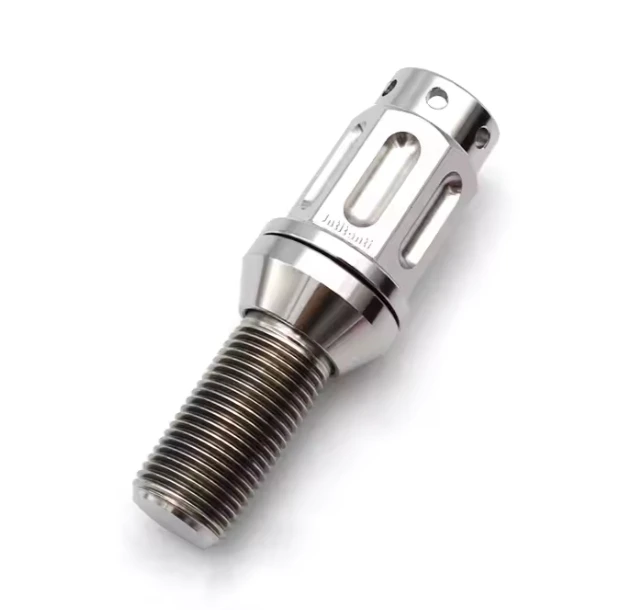 M14*1.25*28MM 10.9 Grade Ti- Al6-4V Long Head Free Washer Cone Seat Wheel Bolt Hub for BMW MINI Rolls-royces