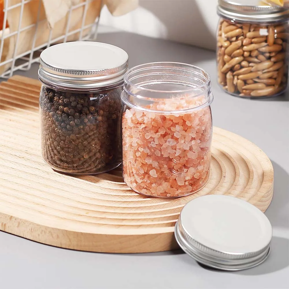 Wholesale Printing Plastic Spice Jars Hot Sales Plastic Jars For Food Packaging Cheap Plastic Cream Jars