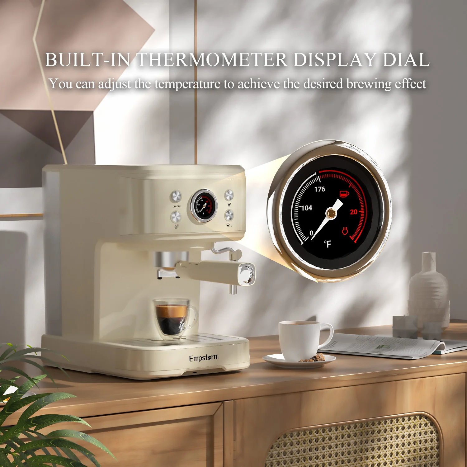 Empstorm 04E portable machine white Americano Cappuccino 2in1 brew coffee simple capsule coffee maker for retail and wholesale