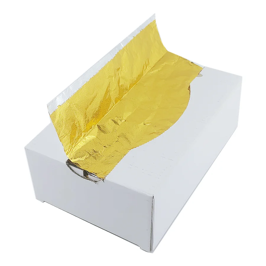 Wholesale new Colored Gold Aluminium Foil Household food wrap disposable pop-up aluminum foil sheet or rolls