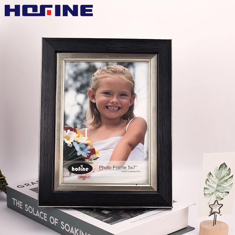 Spring Hot Sale Decorative Brown Desktop MDF Photo Frames Interior Decorative Photos