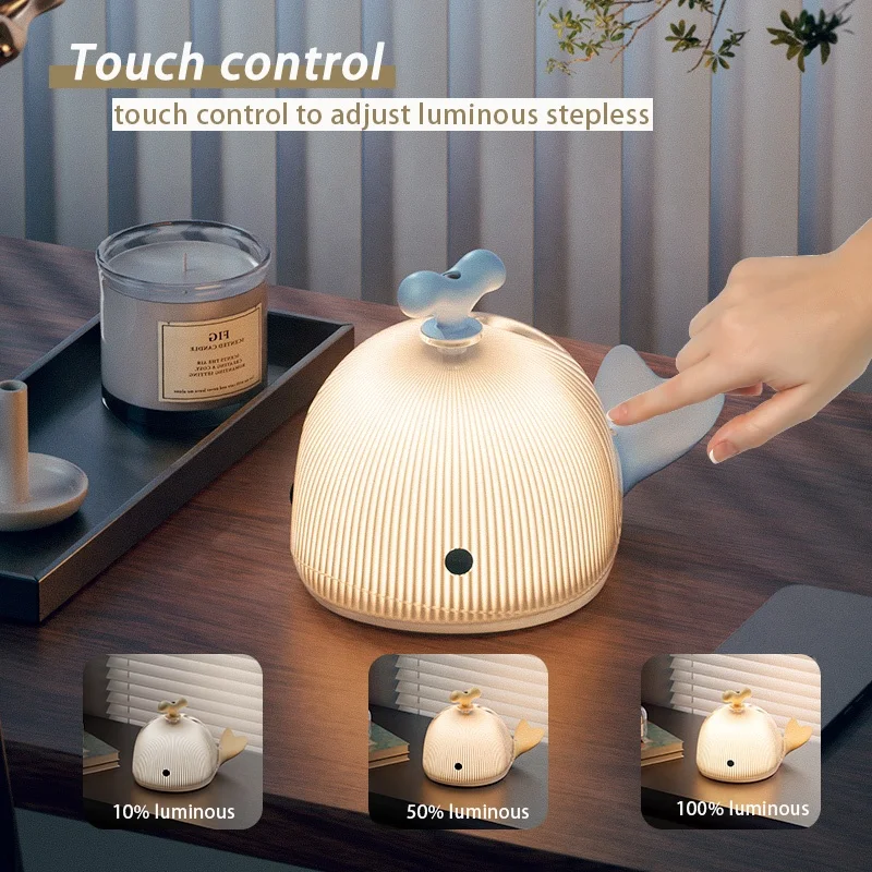 New Item Cordless Desk Lamp Rechargeable Night Light Lamp 3000K Cute Kids Baby Animal Night Light for Kids