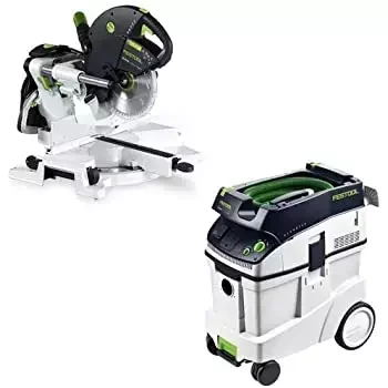 Bulk Sales New 2022 New SALES Festools KS 120 Dual Compound Sliding Miter Saw w out T-LOC + CT 48 Dust Extractor Package
