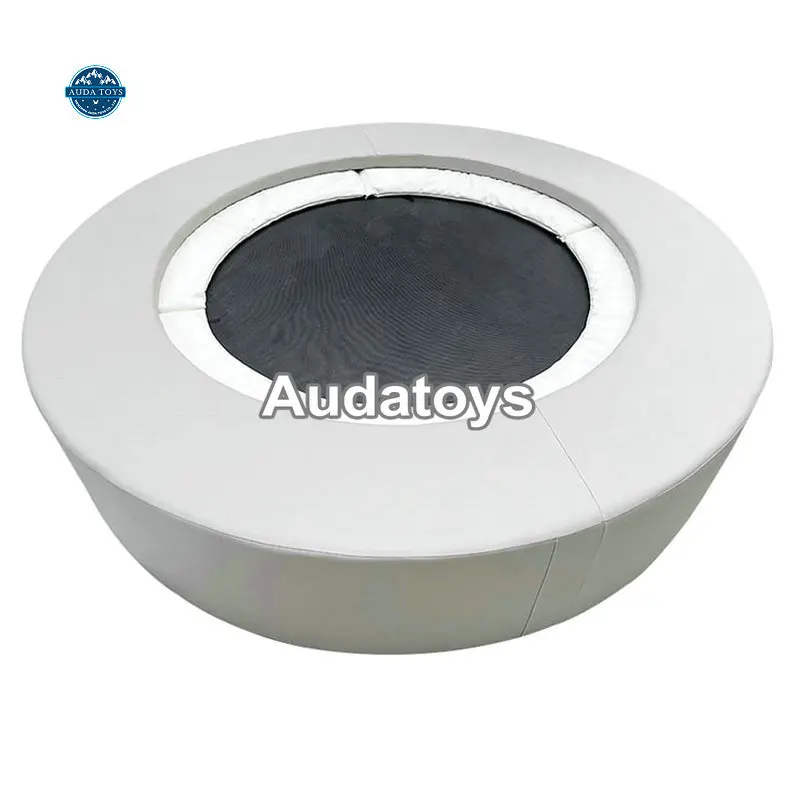 White Custom Indoor Soft Play Playground Gymnastics Trampoline For Toddler