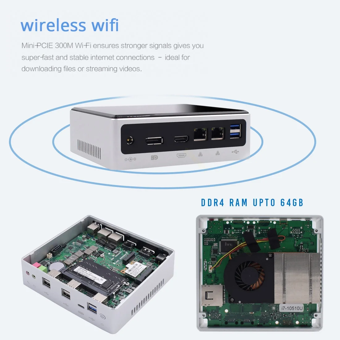 NUC Intel мини ПК Windows 10 Pro Core i5 8259U i7 10510U микро Мини компьютер с четырехъядерным процессором HDM-I/DP для работы в офисе так и HTPC