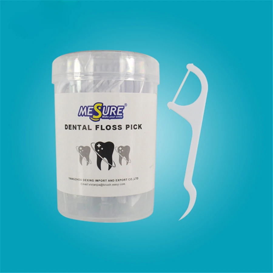 High quality Macromolecule Polyethylene Fiber Stock Wholesale OEM Private Label Bag Dental Floss Pick